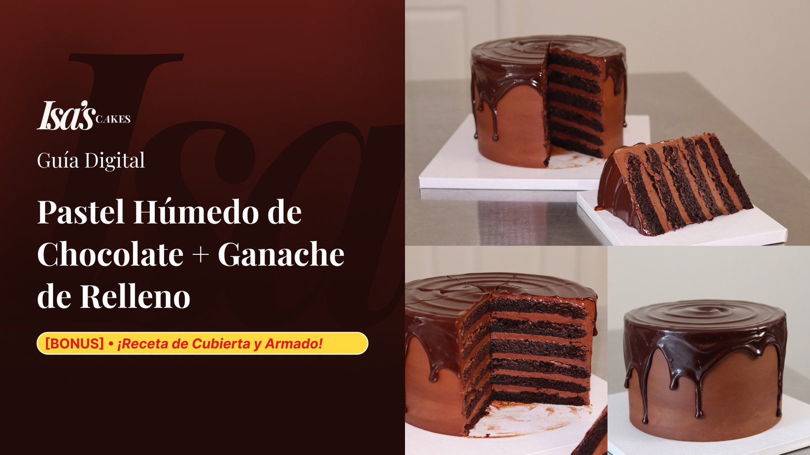Guía de Pastel Húmedo de Chocolate